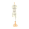 Miniature Dress Form with Stand Wood Base Sewing Mannequin Body Clothing Display Model for Dressmaking and Teaching 1/3 Size