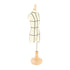 Miniature Dress Form with Stand Wood Base Sewing Mannequin Body Clothing Display Model for Dressmaking and Teaching 1/3 Size