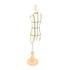 Miniature Dress Form with Stand Wood Base Sewing Mannequin Body Clothing Display Model for Dressmaking and Teaching 1/3 Size