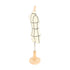 Miniature Dress Form with Stand Wood Base Sewing Mannequin Body Clothing Display Model for Dressmaking and Teaching 1/3 Size