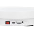 360 Degree Rotating Display Stand Speed and Direction Adjustable USB Powered 22cm Electric Rotating Turntable with Colorful Light White