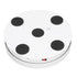 360 Degree Rotating Display Stand Speed and Direction Adjustable USB Powered 22cm Electric Rotating Turntable with Colorful Light White