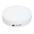 360 Degree Rotating Display Stand Speed and Direction Adjustable USB Powered 22cm Electric Rotating Turntable with Colorful Light White