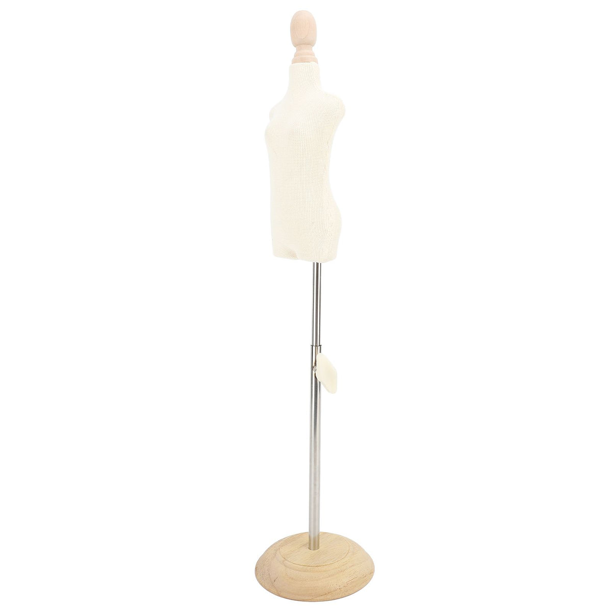 Female Mannequin Torso High Temperature Resistant Height Adjustable Female Mannequin Torso Dress Form with Display Stand 1/6