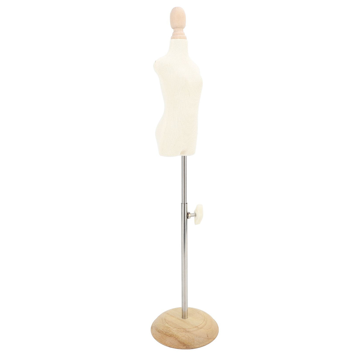 Female Mannequin Torso High Temperature Resistant Height Adjustable Female Mannequin Torso Dress Form with Display Stand 1/6