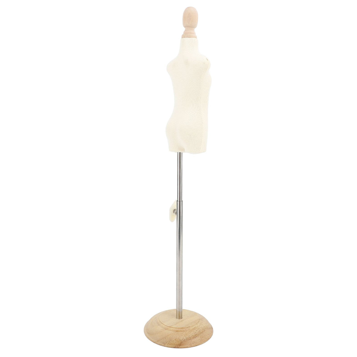Female Mannequin Torso High Temperature Resistant Height Adjustable Female Mannequin Torso Dress Form with Display Stand 1/6