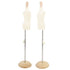 Female Mannequin Torso High Temperature Resistant Height Adjustable Female Mannequin Torso Dress Form with Display Stand 1/6