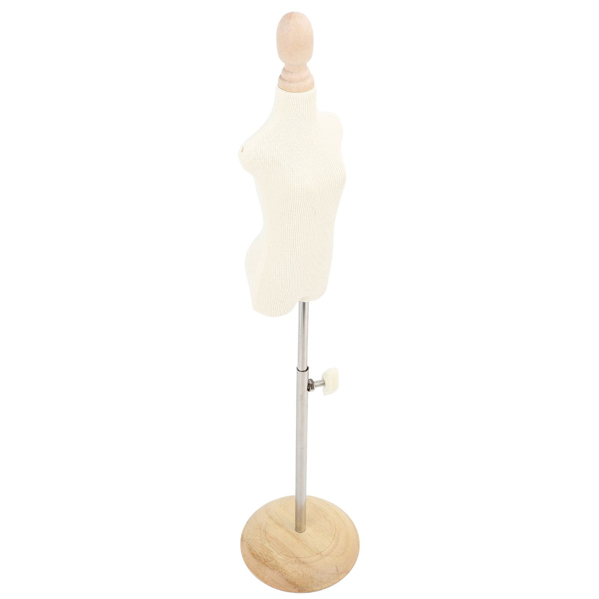 Female Mannequin Torso High Temperature Resistant Height Adjustable Female Mannequin Torso Dress Form with Display Stand 1/3