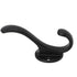 10 Set Coat Hooks Metal Water Proof Heavy Duty Wall Hook for Entryway Bedrooms Bathrooms Kitchens Black