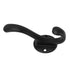 10 Set Coat Hooks Metal Water Proof Heavy Duty Wall Hook for Entryway Bedrooms Bathrooms Kitchens Black