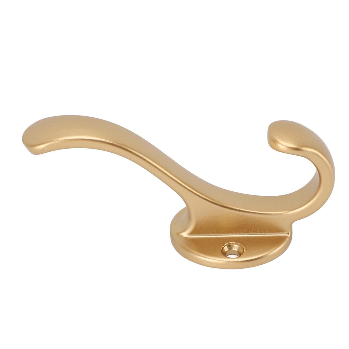 10 Set Coat Hooks Metal Water Proof Heavy Duty Wall Hook for Entryway Bedrooms Bathrooms Kitchens Gold