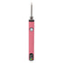 Thread Burning Pen Kit Rechargeable for Jewelry Making Beading Leather Craft Sewing Weaving Stringing Portable Digital Display Pink