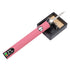 Thread Burning Pen Kit Rechargeable for Jewelry Making Beading Leather Craft Sewing Weaving Stringing Portable Digital Display Pink