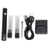 Thread Burning Pen Kit Rechargeable for Jewelry Making Beading Leather Craft Sewing Weaving Stringing Portable Digital Display Black
