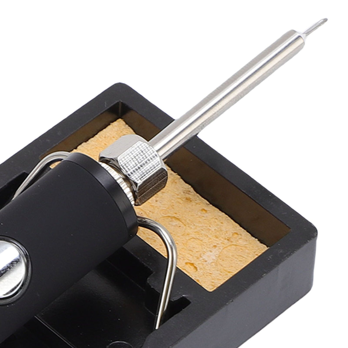 Thread Burning Pen Kit Rechargeable for Jewelry Making Beading Leather Craft Sewing Weaving Stringing Portable Digital Display Black