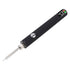 Thread Burning Pen Kit Rechargeable for Jewelry Making Beading Leather Craft Sewing Weaving Stringing Portable Digital Display Black