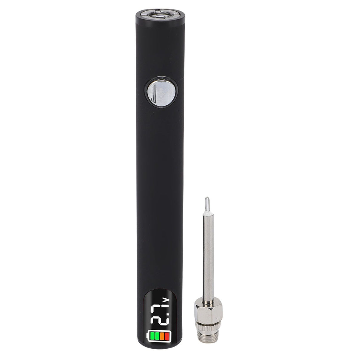 Thread Burning Pen Kit Rechargeable for Jewelry Making Beading Leather Craft Sewing Weaving Stringing Portable Digital Display Black