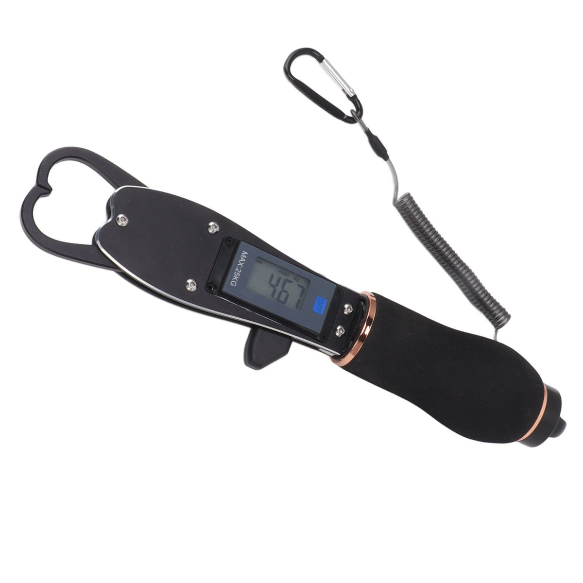 Fish Gripper with Digital Scale Up to 55lb/25kg Loading Capacity for Men Fishing Gear