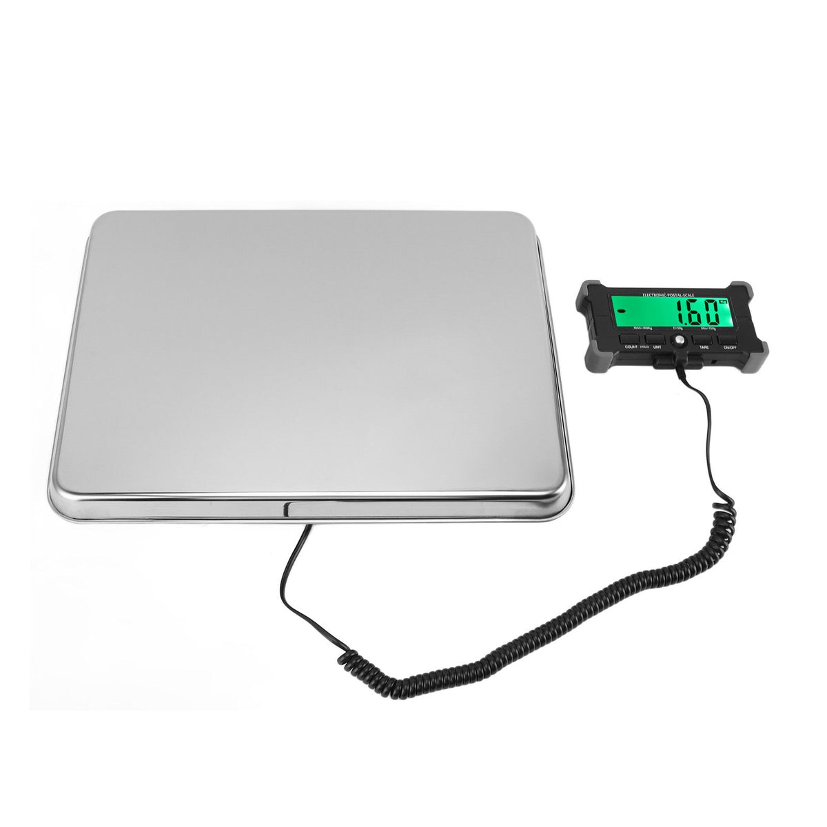 Electronic Postal Scale LCD High Definition Large Screen Postal Scale Portable Digital Postal Scale for Express Delivery 120KG/10G