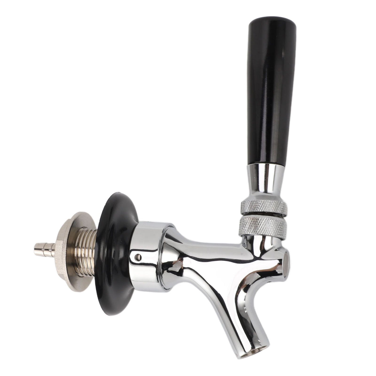 Draft Beer Adjustable Faucet G5/8 Tap Brass Flow Controller Easy To Install Adjustable Beer Tap Faucet for Homebrewing 2 in