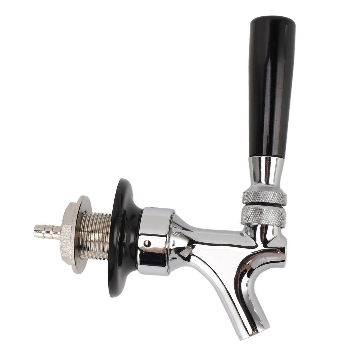 Draft Beer Adjustable Faucet G5/8 Tap Brass Flow Controller Easy To Install Adjustable Beer Tap Faucet for Homebrewing 2 in