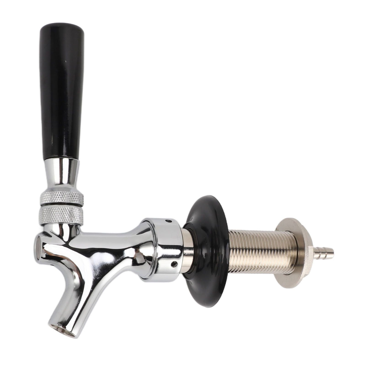 Draft Beer Adjustable Faucet G5/8 Tap Brass Flow Controller Easy To Install Adjustable Beer Tap Faucet for Homebrewing 4 in