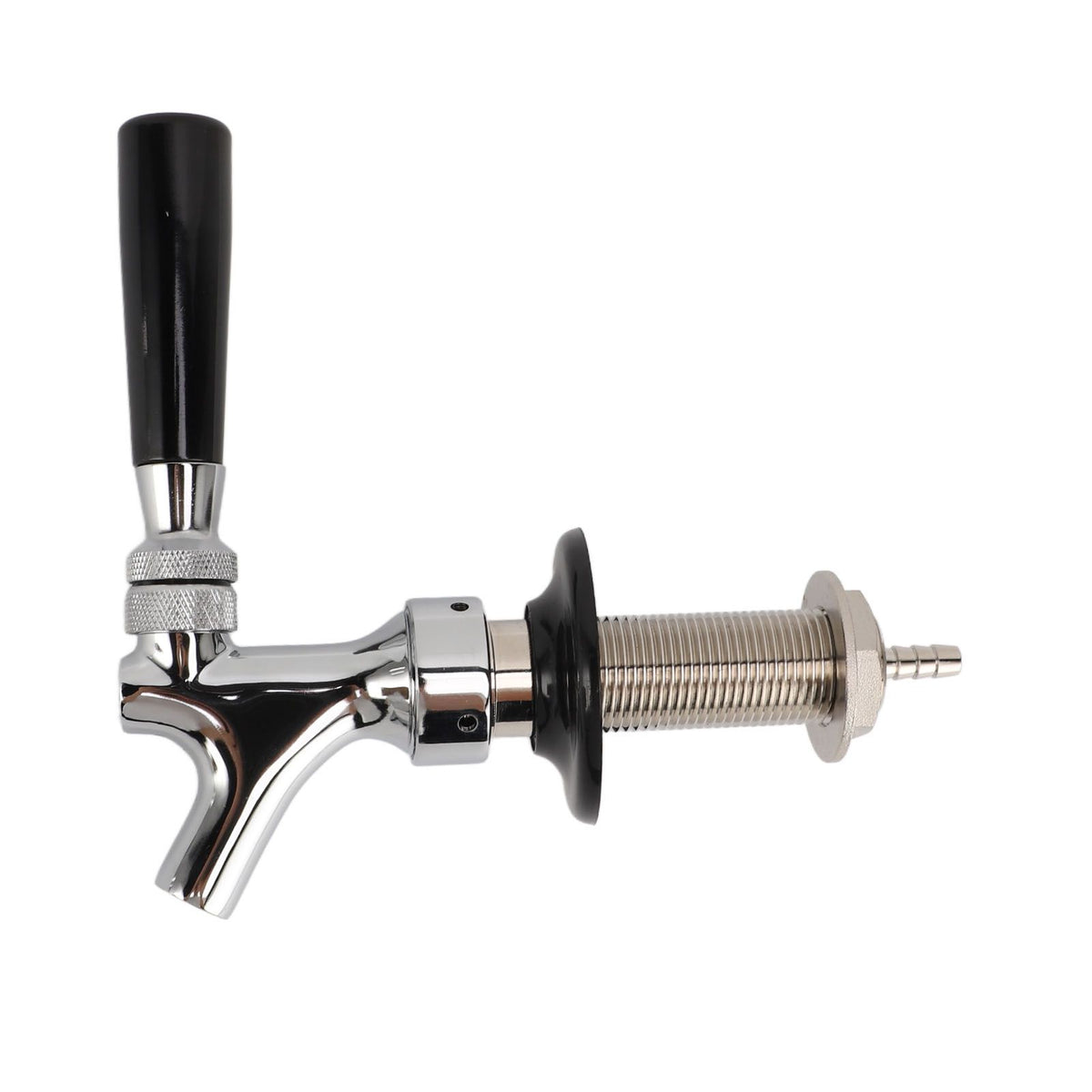 Draft Beer Adjustable Faucet G5/8 Tap Brass Flow Controller Easy To Install Adjustable Beer Tap Faucet for Homebrewing 4 in