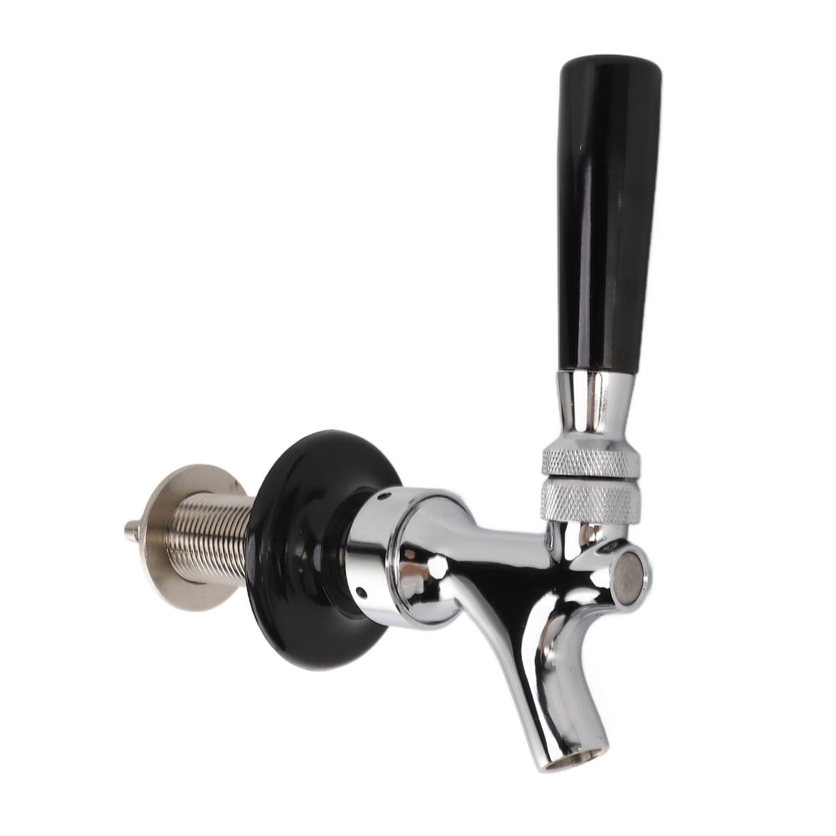 Draft Beer Adjustable Faucet G5/8 Tap Brass Flow Controller Easy To Install Adjustable Beer Tap Faucet for Homebrewing 4 in