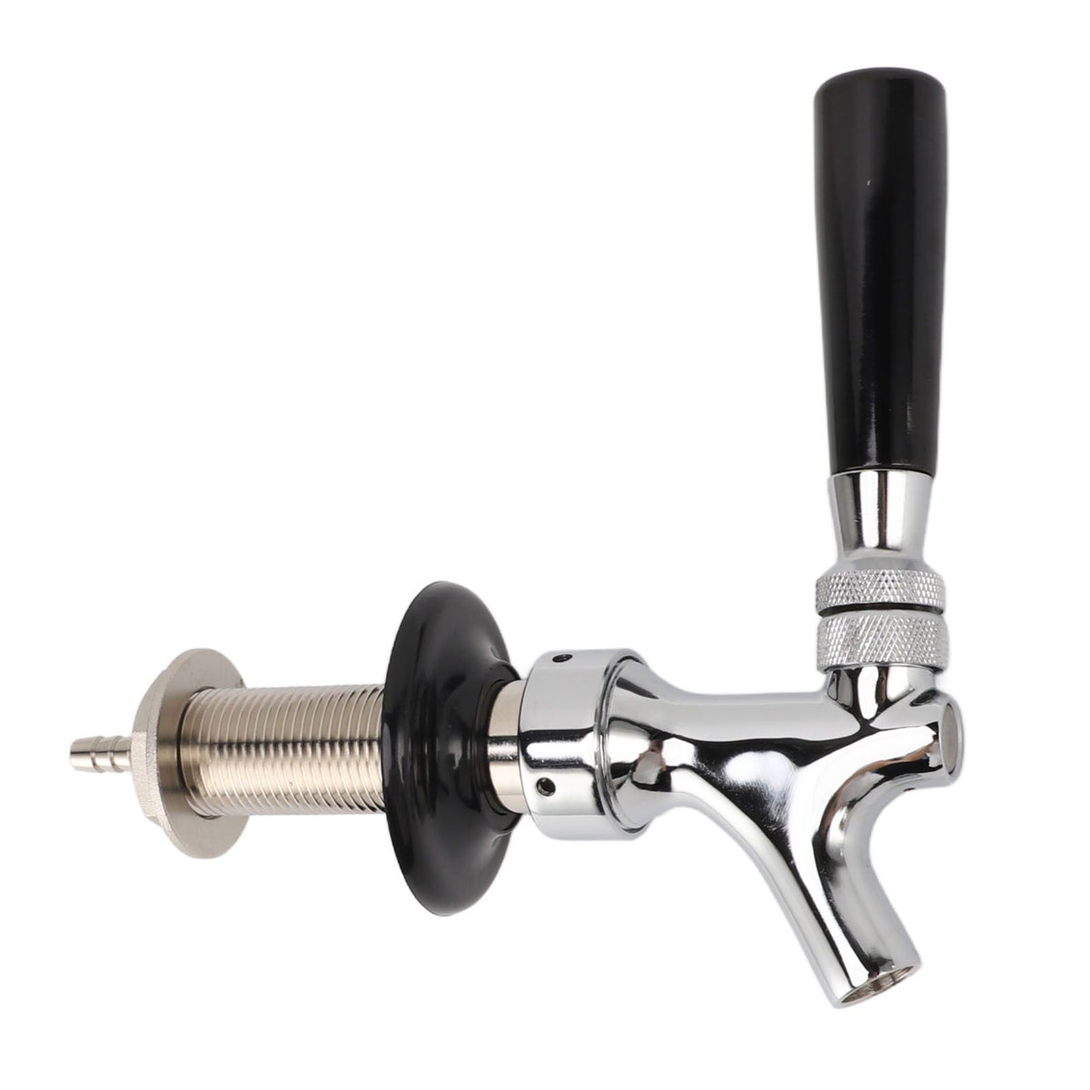 Draft Beer Adjustable Faucet G5/8 Tap Brass Flow Controller Easy To Install Adjustable Beer Tap Faucet for Homebrewing 4 in