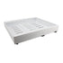 Pull Out Cabinet Organizer Carbon Steel Stretchable Noiseless 3 Sideline Rails Slide Out Storage Drawer for Kitchen