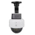 Solar Dummy Fake Camera Security Outdoor Solar Powered Simulated Surveillance Cameras with Flashing Red LED Light for Indoor Outdoor