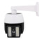 Solar Powered Fake Security Camera with Flashing Red LED Light Simulated Surveillance Camera with Remote Control for Outdoor Night Safety Warning
