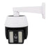 Solar Powered Fake Security Camera with Flashing Red LED Light Simulated Surveillance Camera with Remote Control for Outdoor Night Safety Warning