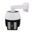 Solar Powered Fake Security Camera with Flashing Red LED Light Simulated Surveillance Camera with Remote Control for Outdoor Night Safety Warning