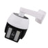 Solar Powered Fake Security Camera with Flashing Red LED Light Simulated Surveillance Camera with Remote Control for Outdoor Night Safety Warning