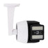 Solar Powered Fake Security Camera with Flashing Red LED Light Simulated Surveillance Camera with Remote Control for Outdoor Night Safety Warning