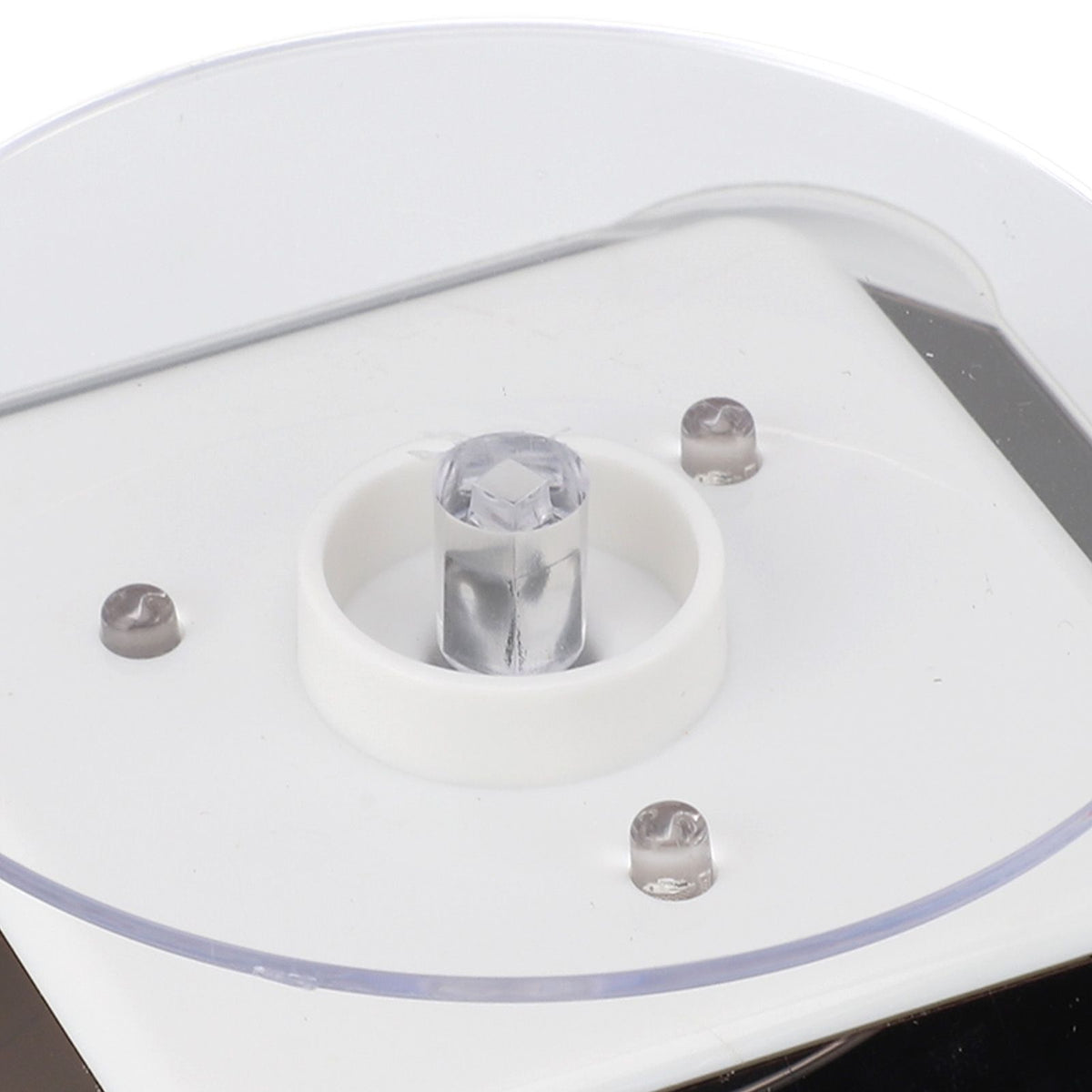 Solar Turntable 360 Degree Rotating Display Plate for Curing Resin Printed Jewelry Small 3D Printer Model with RGB Light