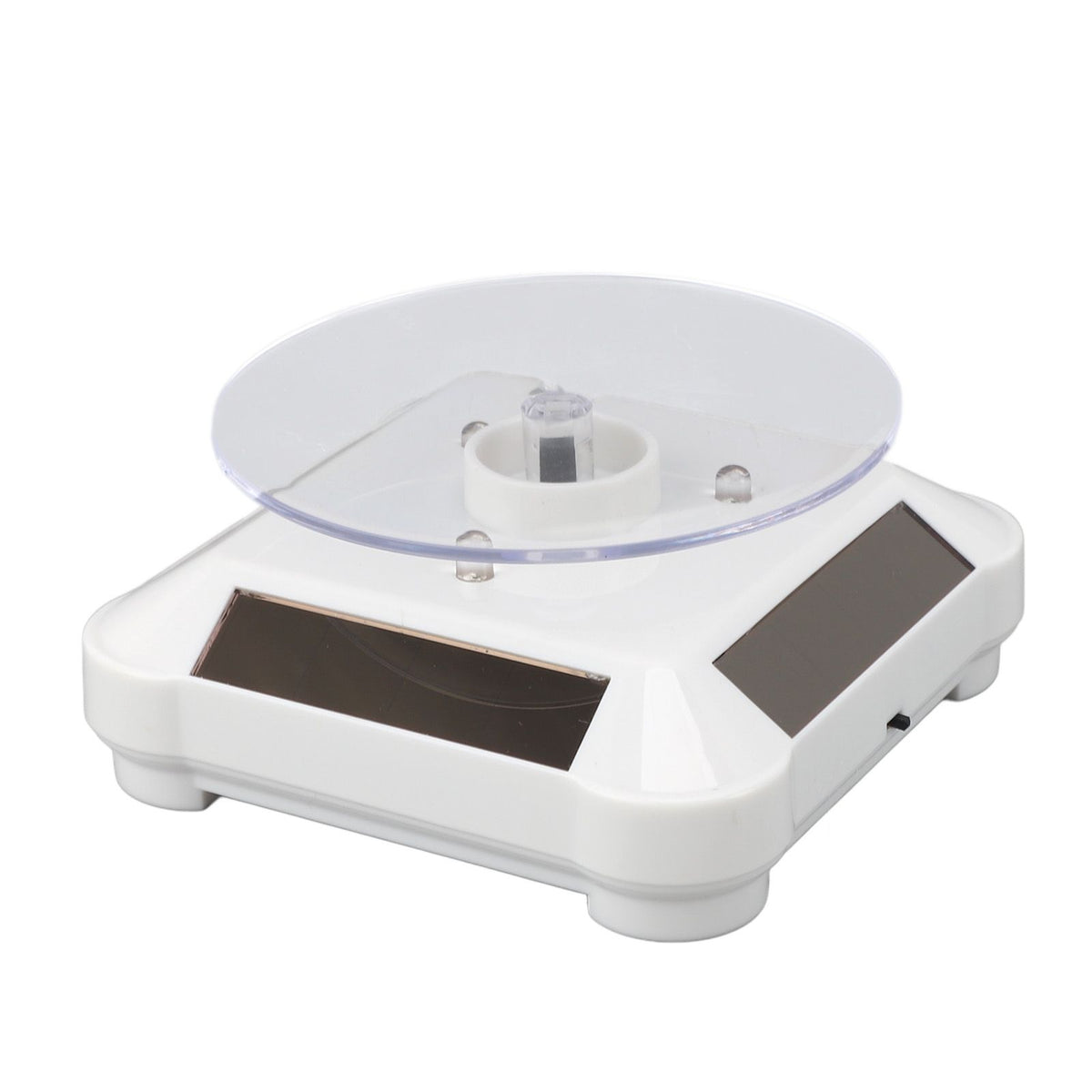 Solar Turntable 360 Degree Rotating Display Plate for Curing Resin Printed Jewelry Small 3D Printer Model with RGB Light