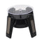 LED Jewelry Display Turntable Solar Powered Rotating Stand Blue Led Light for Watch Necklace Bracelet