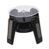 LED Jewelry Display Turntable Solar Powered Rotating Stand Blue Led Light for Watch Necklace Bracelet