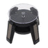 LED Jewelry Display Turntable Solar Powered Rotating Stand Blue Led Light for Watch Necklace Bracelet