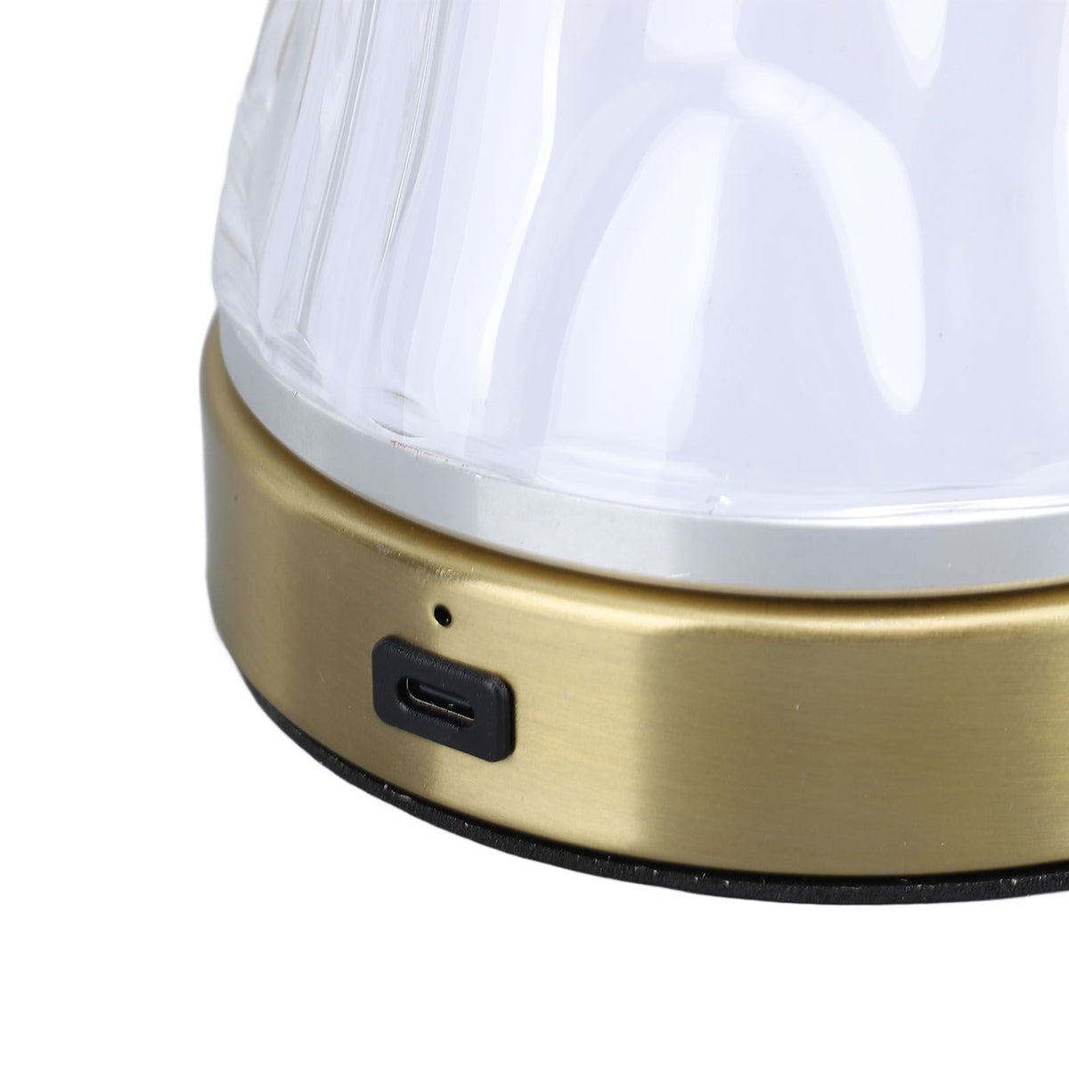 Portable Cordless Table Lamp Acrylic Iron LED 3 Modes Stepless Touch Dimmable USB Rechargeable Modern Table Night Light for Bedside Outdoor Camping