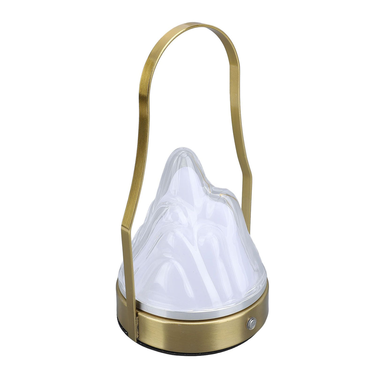 Portable Cordless Table Lamp Acrylic Iron LED 3 Modes Stepless Touch Dimmable USB Rechargeable Modern Table Night Light for Bedside Outdoor Camping