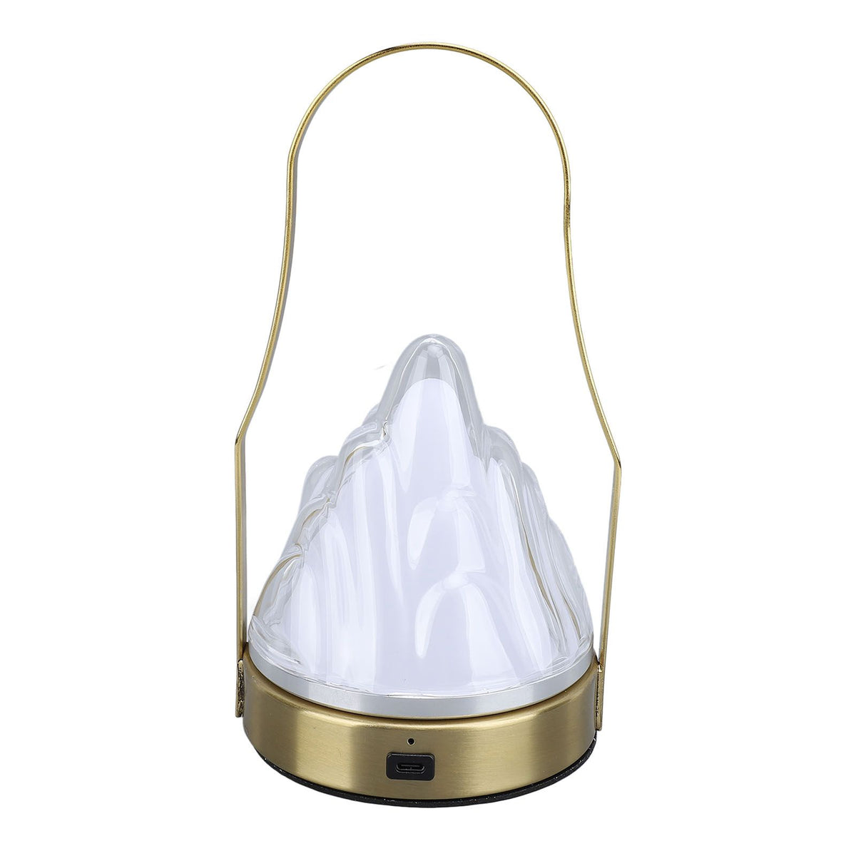 Portable Cordless Table Lamp Acrylic Iron LED 3 Modes Stepless Touch Dimmable USB Rechargeable Modern Table Night Light for Bedside Outdoor Camping