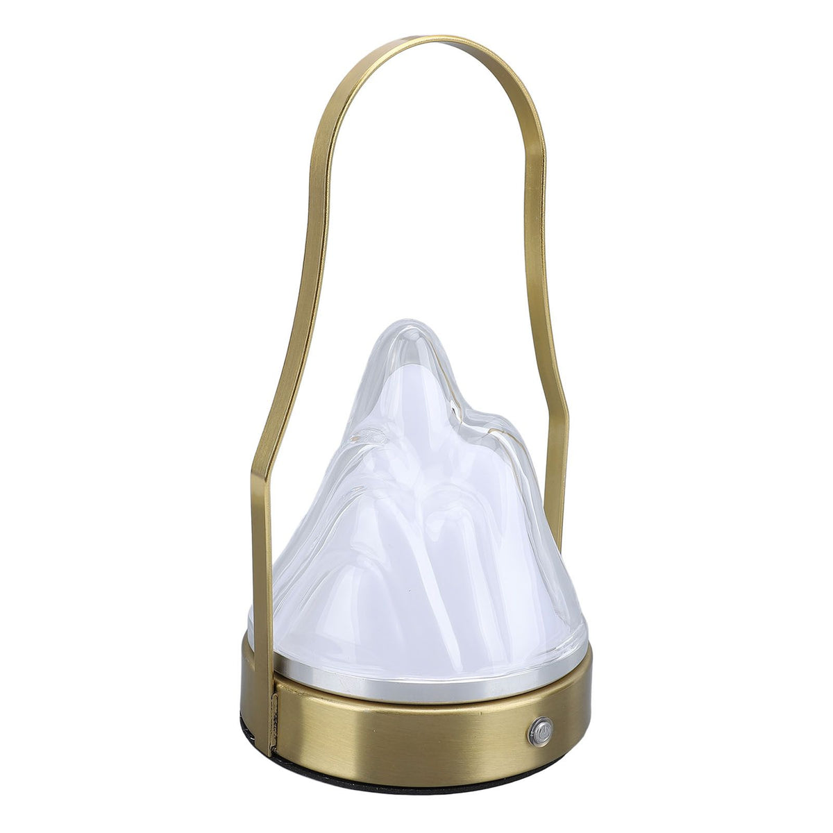 Portable Cordless Table Lamp Acrylic Iron LED 3 Modes Stepless Touch Dimmable USB Rechargeable Modern Table Night Light for Bedside Outdoor Camping