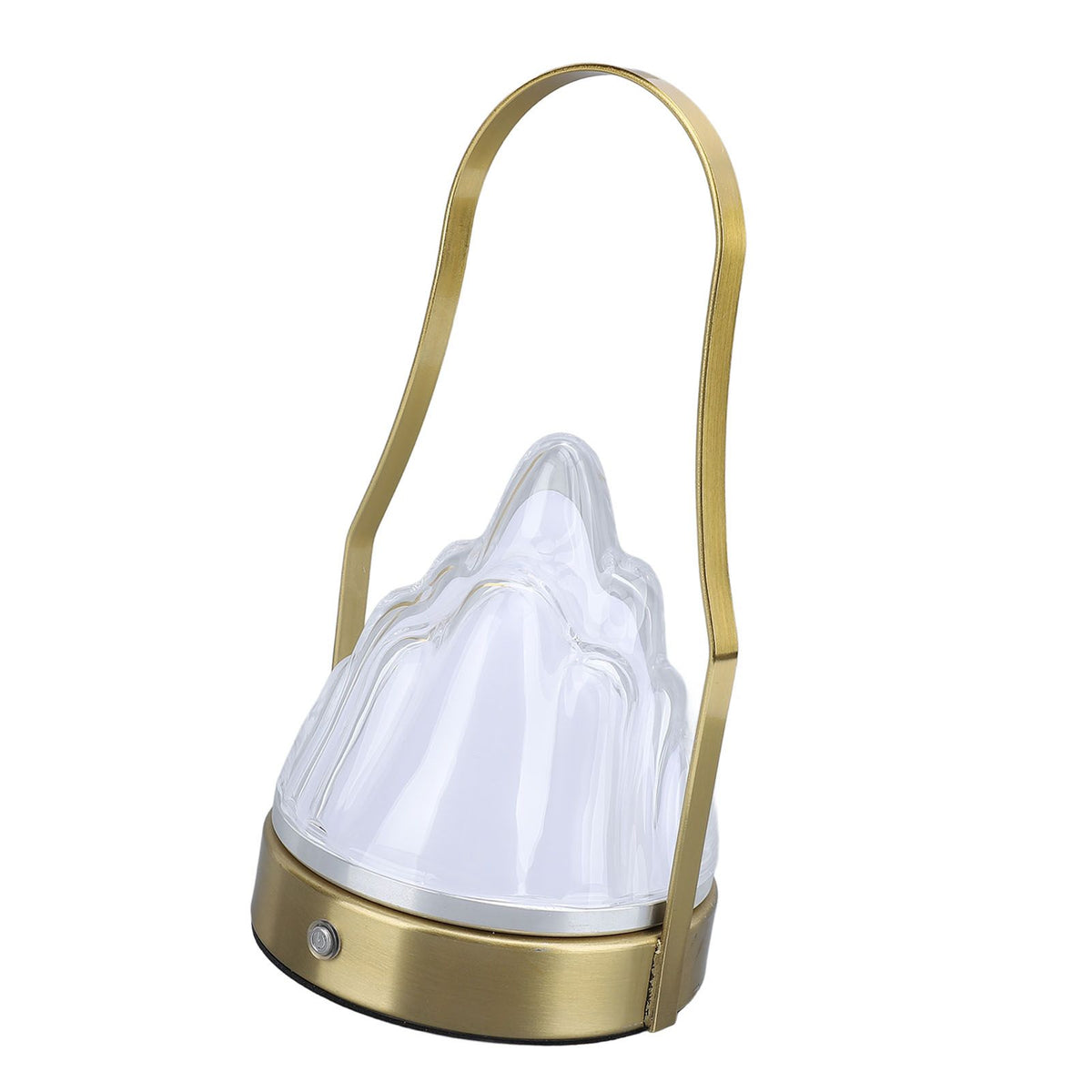 Portable Cordless Table Lamp Acrylic Iron LED 3 Modes Stepless Touch Dimmable USB Rechargeable Modern Table Night Light for Bedside Outdoor Camping