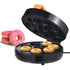 Aoresac Household Mini Donut Maker Electric Donut Machine 1400W Non-Stick Surface Makes 8 Doughnuts Breakfast Machine for Making Breakfast Snack Dessert Baking Tool