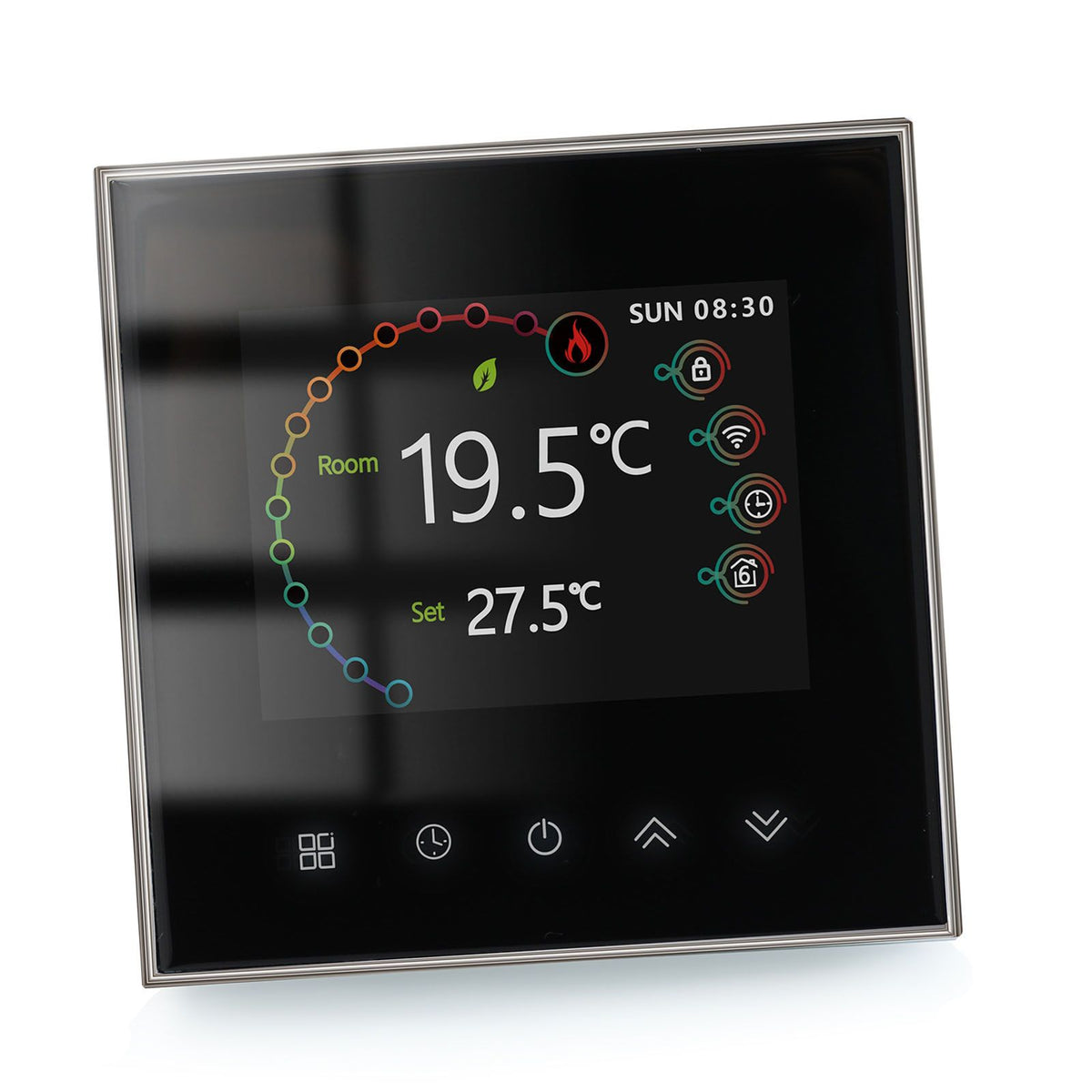WiFi Smart Thermostat Temperature Controller Weekly Programmable Touch Control/ Mobile APP/ Voice Control Compatible with Alexa/ Home, for Water Heating 5A