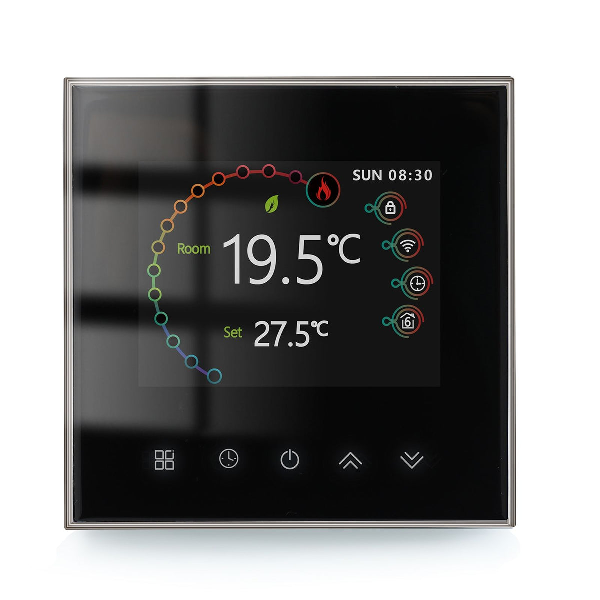 WiFi Smart Thermostat Temperature Controller Weekly Programmable Touch Control/ Mobile APP/ Voice Control Compatible with Alexa/ Home, for Water Heating 5A