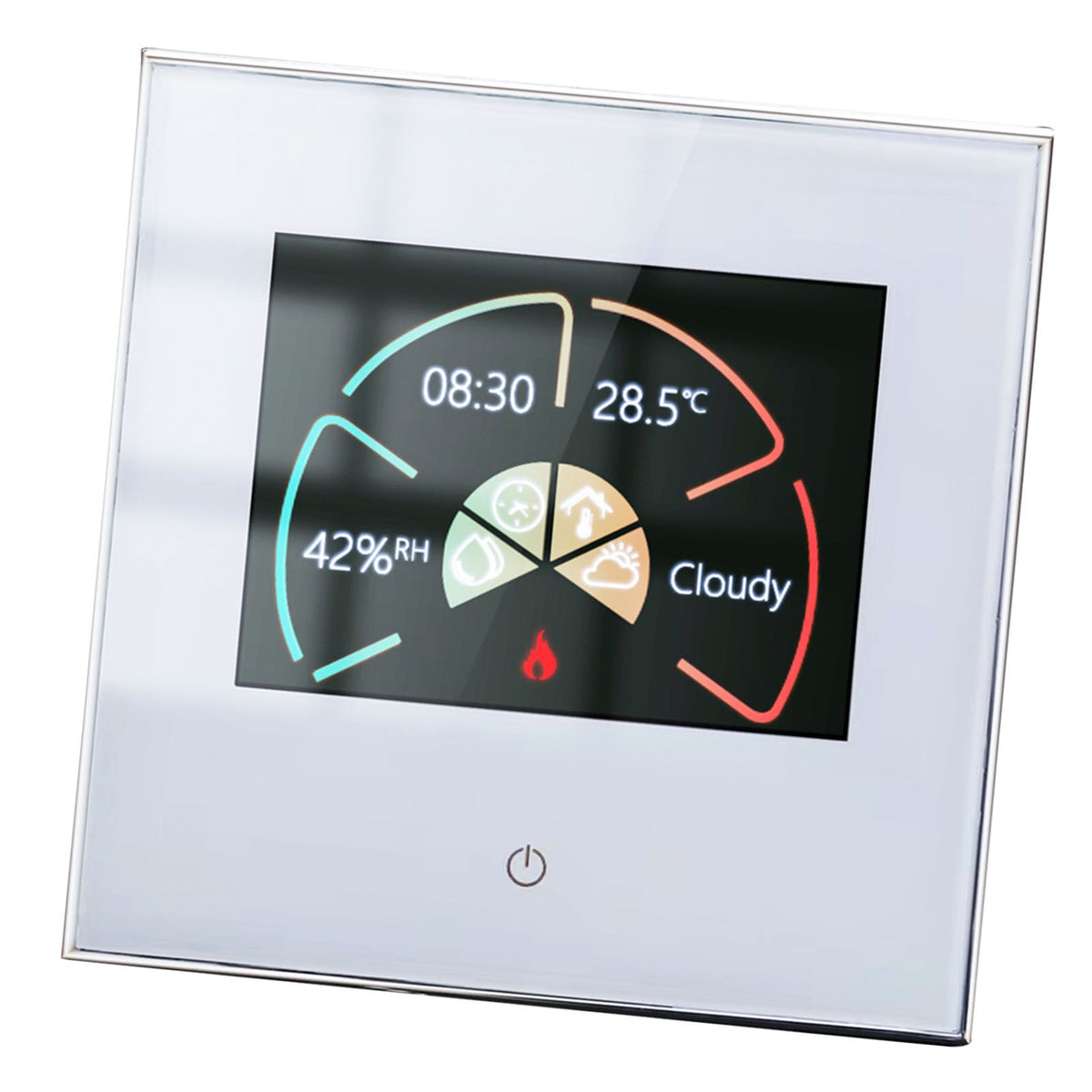 WiFi Smart Thermostat Temperature Controller Weekly Programmable Touch Control/ Mobile APP/ Voice Control Compatible with Alexa/ Home, for Water Heating 5A